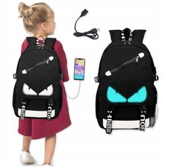 Светящийся в темноте рюкзак с аксессуарами Marshmello USB, 35 л цена и информация | Школьные рюкзаки, спортивные сумки | pigu.lt