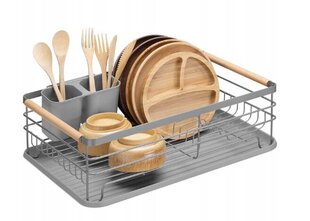 Сушилка для посуды, 43 х 32 х 14 см цена и информация | Кухонная утварь | pigu.lt