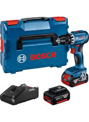 Akumuliatorinis gręžtuvas Bosch GSR 18V-45 18V 2x3,0Ah 06019K3204 kaina ir informacija | Suktuvai, gręžtuvai | pigu.lt