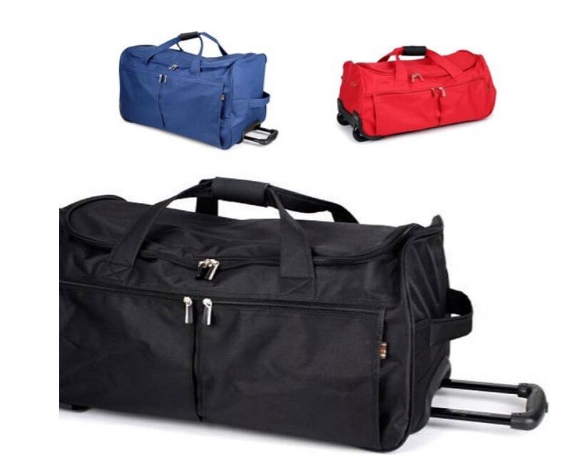 Sportinis krepšys su ratukais David Jones, juodas цена и информация | Kuprinės ir krepšiai | pigu.lt