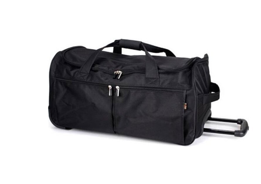 Sportinis krepšys su ratukais David Jones, juodas цена и информация | Kuprinės ir krepšiai | pigu.lt