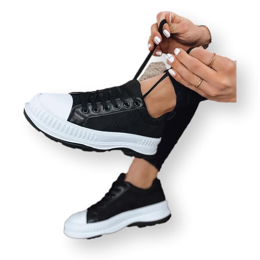 Laisvalaikio batai moterims Remil ZY0180-51868, juodi цена и информация | Sportiniai bateliai, kedai moterims | pigu.lt