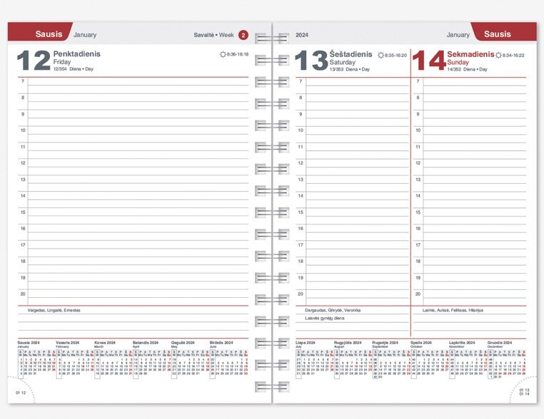 Darbo knyga SPIREX A5 journey kaina ir informacija | Kalendoriai, darbo knygos | pigu.lt