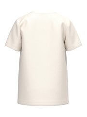 Детская футболка Name It 13220346*02, белая, 5715428626736 цена и информация | Рубашки для девочек | pigu.lt