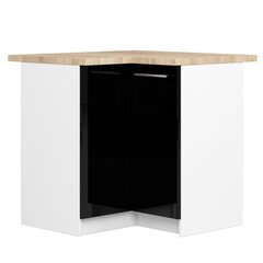Кухонный шкаф Akord Oliwia S90, белый/черный цвет цена и информация | Кухонные шкафчики | pigu.lt