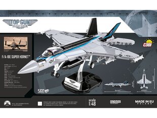 Сборная модель COBI - Конструктор F/A-18E Super Hornet™, 1/48, 5805A цена и информация | Конструкторы и кубики | pigu.lt