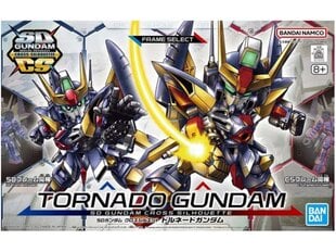 Сборная Gunpla модель Bandai - SD Gundam Cross Silhouette Tornado Gundam, 65117 цена и информация | Конструкторы и кубики | pigu.lt
