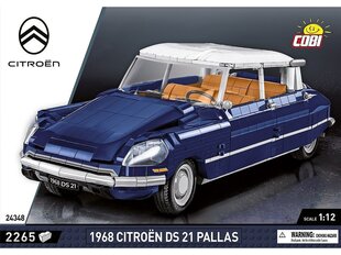 Konstruktorius Cobi Citroen DS 21 Pallas 1968 1/12 24348, 2265 d. kaina ir informacija | Cobi Vaikams ir kūdikiams | pigu.lt