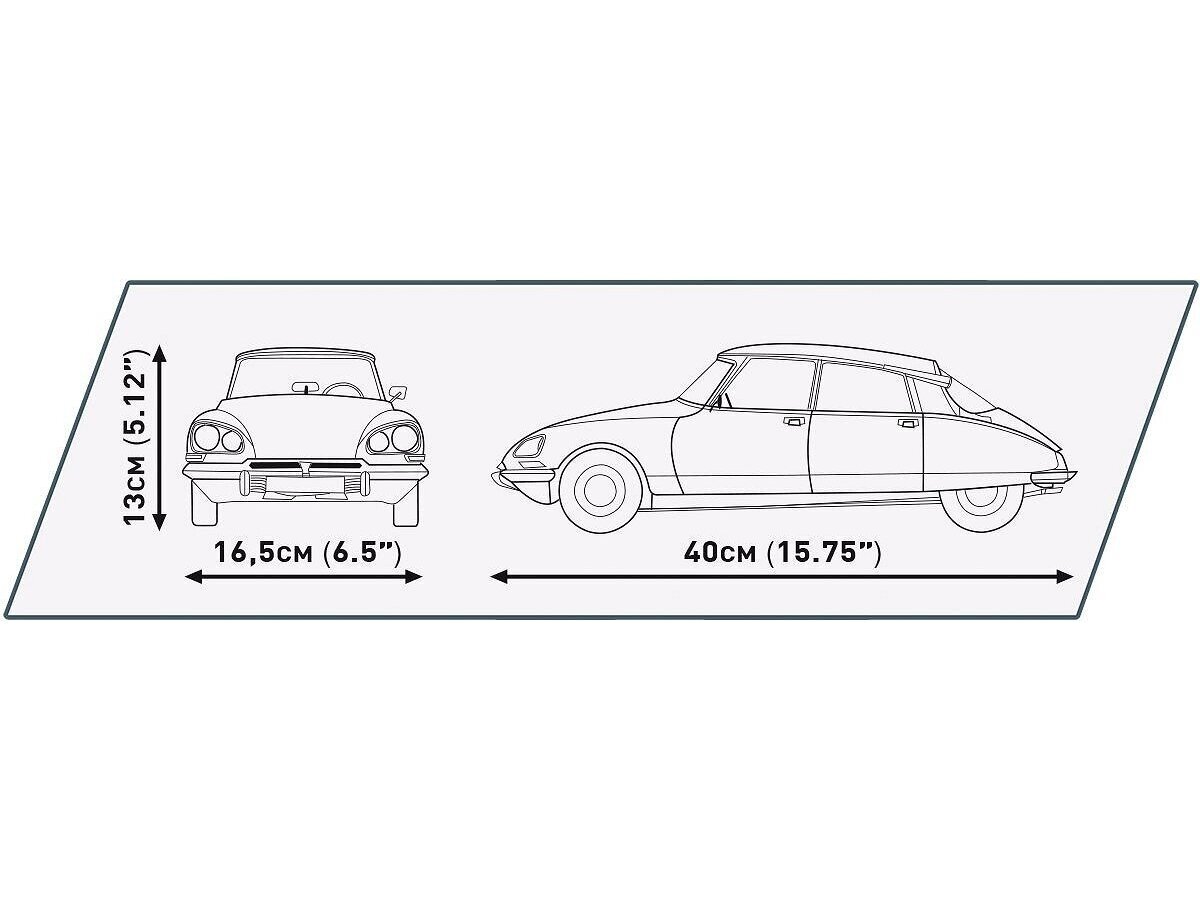 Konstruktorius Cobi Citroen DS 21 Pallas 1968 1/12 24348, 2265 d. kaina ir informacija | Konstruktoriai ir kaladėlės | pigu.lt