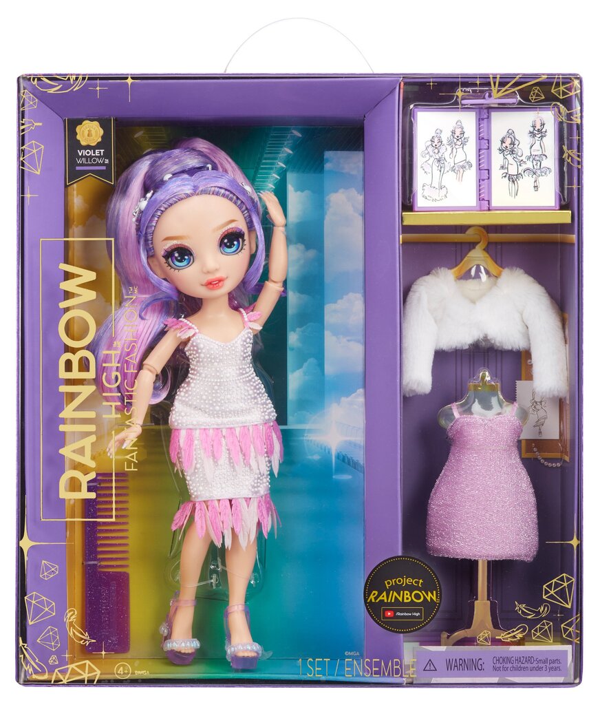 Lėlė Rainbow High dolls Fantastic Fashion, 33 cm kaina ir informacija | Žaislai mergaitėms | pigu.lt