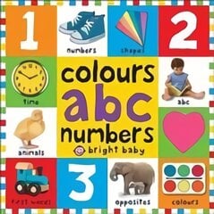 Colours ABC Numbers: First 100 Books цена и информация | Книги для самых маленьких | pigu.lt