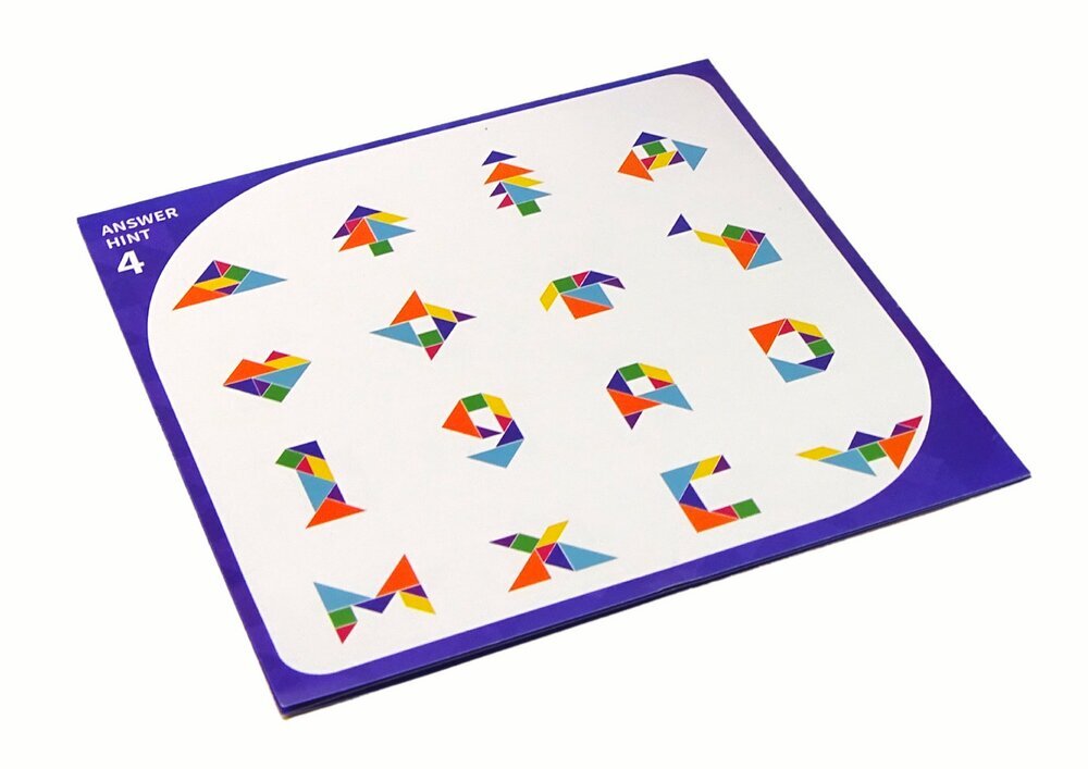 Dėlionė Lean toys Tangram, 7 d. цена и информация | Dėlionės (puzzle) | pigu.lt