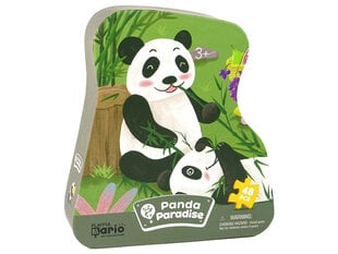 Dėlionė Panda bambukų miške, 48 d. kaina ir informacija | Dėlionės (puzzle) | pigu.lt