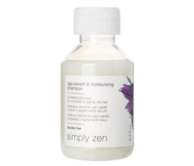 Drėkinamasis šampūnas Simply Zen Age Benefit & Moisturizing Hair Shampoo, 100 ml kaina ir informacija | Šampūnai | pigu.lt