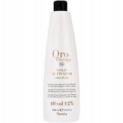 Oro Therapy, Gold, Hair Oxidant Lotion, 12%, 40 vol, 1000 ml kaina ir informacija | Plaukų formavimo priemonės | pigu.lt