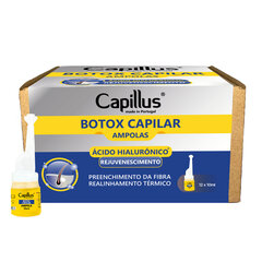 Plaukų serumas ampulėse Capillus Botox, 12 x 10 ml kaina ir informacija | Priemonės plaukų stiprinimui | pigu.lt