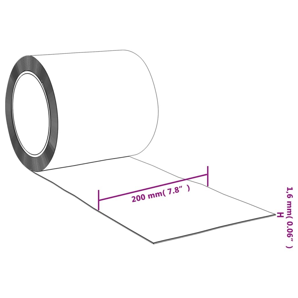 Durų užuolaida, skaidri, 200mmx1,6mm, 50m, PVC kaina ir informacija | Durų lankstai, priedai | pigu.lt