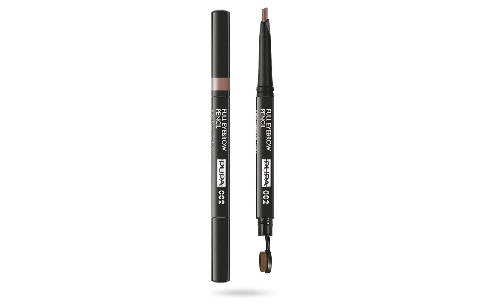 Antakių pieštukas Pupa Full Eyebrow Pencil 002 Brown, 0.2 g цена и информация | Antakių dažai, pieštukai | pigu.lt