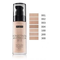 Makiažo pagrindas Pupa No Transfer Foundation SPF15, 19, 30 ml kaina ir informacija | Makiažo pagrindai, pudros | pigu.lt