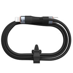 Nillkin Flowspeed Liquid Silicone Data Cable USB-C|Lightning 1,2m 27W Black цена и информация | Кабели для телефонов | pigu.lt