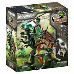 71261 Playmobil® Dino Rise Tyrannosaurus and soldier, 83 d. цена и информация | Конструкторы и кубики | pigu.lt