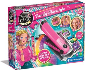 Vaikiškas šukuosenų kūrimo rinkinys Clementoni Crazy Chic kaina ir informacija | Žaislai mergaitėms | pigu.lt