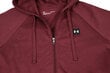 Džemperis vyrams Under Armour Rival Fleece FZ Hoodie 1357111 690, raudonas kaina ir informacija | Džemperiai vyrams | pigu.lt