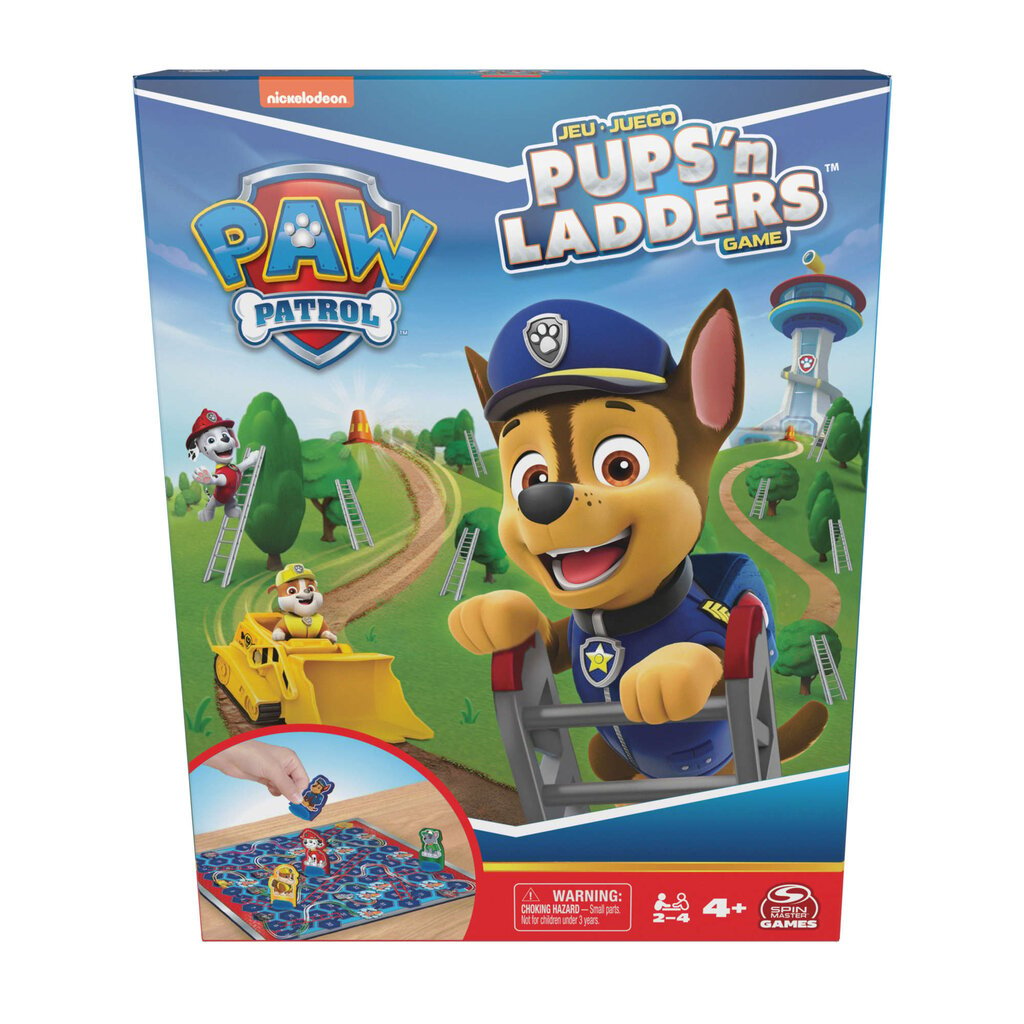 Žaidimas Paw Patrol Pups 'n Ladders Puppies Snakes and Puppies, EN kaina ir informacija | Stalo žaidimai, galvosūkiai | pigu.lt