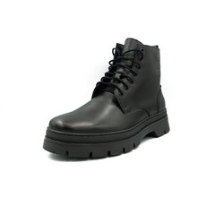 Ботинки мужские Nicolo Ferretti L4800N322, черные цена и информация | Мужские ботинки | pigu.lt