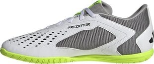 Футбольные бутсы Adidas Predator Accuracy.4 IN, размер 44 2/3, белый/зеленый цвет цена и информация | Футбольные бутсы | pigu.lt