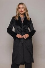 Женская шуба-пальто Rino & Pelle SAAMI*02, черная цена и информация | Rino&Pelle Одежда, обувь и аксессуары | pigu.lt