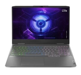 Lenovo LOQ 15IRH8 i5-12450H/8 GB/512 GB/NVIDIA GF RTX 4050/Win 11 Home, Grey цена и информация | Ноутбуки | pigu.lt