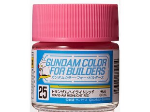 Akriliniai dažai Mr.Hobby - Gundam Color For Builders Highlight Red, 10 ml, UG-25 kaina ir informacija | Piešimo, tapybos, lipdymo reikmenys | pigu.lt