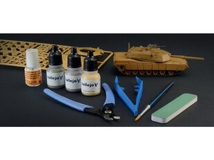 Сборная пластиковая модель начинающему моделисту Italeri - M1 Abrams, 1/72, 72004 цена и информация | Конструкторы и кубики | pigu.lt