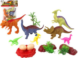 Набор фигурок динозавров с аксессуарами, 15 шт, цена и информация | Игрушки для мальчиков | pigu.lt