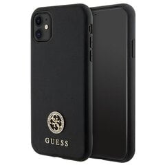 Guess GUHCN61PS4DGPK iPhone 11 | Xr 6.1" czarny|black hardcase Strass Metal Logo цена и информация | Чехлы для телефонов | pigu.lt