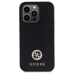 Guess GUHCP13XPS4DGPK iPhone 13 Pro Max 6.7" czarny|black hardcase Strass Metal Logo цена и информация | Чехлы для телефонов | pigu.lt