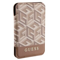Guess Wallet Card Slot GUWMSHGCFSEW MagSafe GCube stripe brązowy|brown цена и информация | Женская сумка Bugatti | pigu.lt