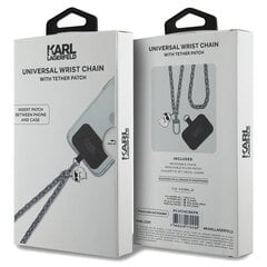 Karl Lagerfeld KLUCHCSKPK Universal Hand Strap Choupette srebrny|silver цена и информация | Держатели для телефонов | pigu.lt