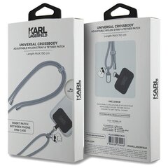 Karl Lagerfeld KLUCNMSCKIG Universal CBDY Cord pasek szary|grey цена и информация | Держатели для телефонов | pigu.lt