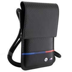 Torebka BMW BMOWBPUCARTCBK Wallet Bag czarny|black Carbon Tricolor Line цена и информация | Женская сумка Bugatti | pigu.lt