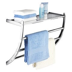 Вешалка для полотенца с полкой Wenko цена и информация | Аксессуары для ванной комнаты | pigu.lt