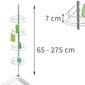 Dušo lentyna Wenko, 23x63x56-275 cm kaina ir informacija | Vonios kambario aksesuarai | pigu.lt