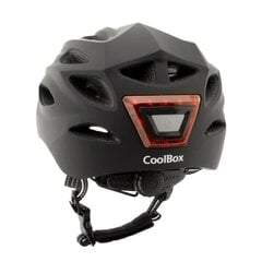 Dviratininkų šalmas CoolBox COO-CASC02-M, juodas kaina ir informacija | Šalmai | pigu.lt