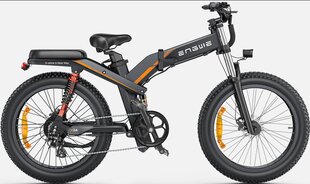Электровелосипед Engwe X24, 24", черный, 1000Вт, 29.2Ач цена и информация | Электровелосипеды | pigu.lt
