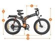 Elektrinis dviratis Engwe X24, 24", pilkas kaina ir informacija | Elektriniai dviračiai | pigu.lt