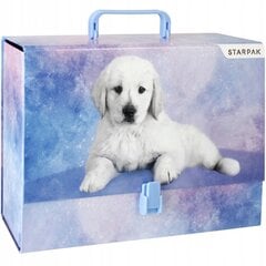 Aplankas su rankena Starpak Dog Galaxy 511092, A4, 95 mm цена и информация | Kanceliarinės prekės | pigu.lt