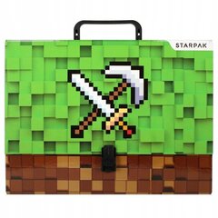 Aplankas su rankena Starpak Pixel Game 493167, A4, 95 mm цена и информация | Канцелярские товары | pigu.lt