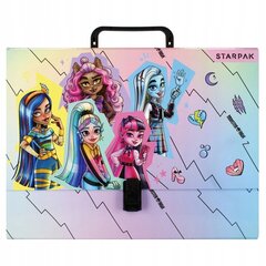 Aplankas su rankena Starpak Monster High 514750, A4, 95 mm kaina ir informacija | Kanceliarinės prekės | pigu.lt