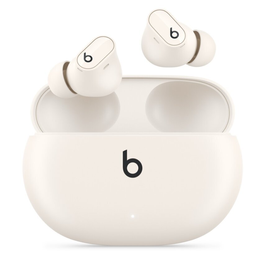 Beats Studio Buds + - True Wireless Noise Cancelling Earbuds - Ivory - MQLJ3ZM/A kaina ir informacija | Ausinės | pigu.lt